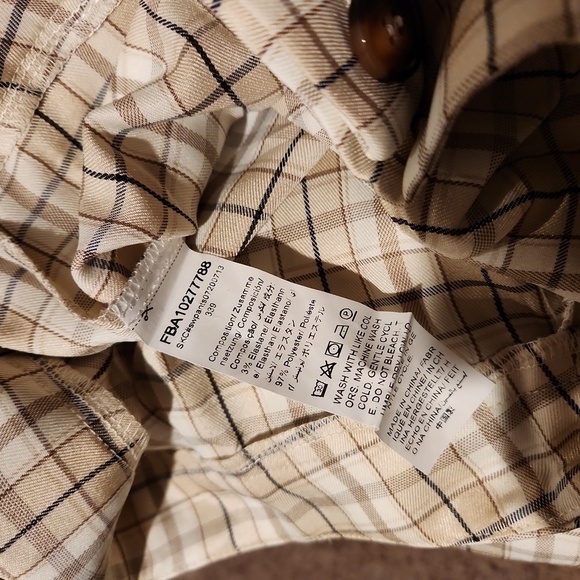 WDIRARA Women's Plaid Tartan High Rise Crop Pants Medium - Picture 4 of 4